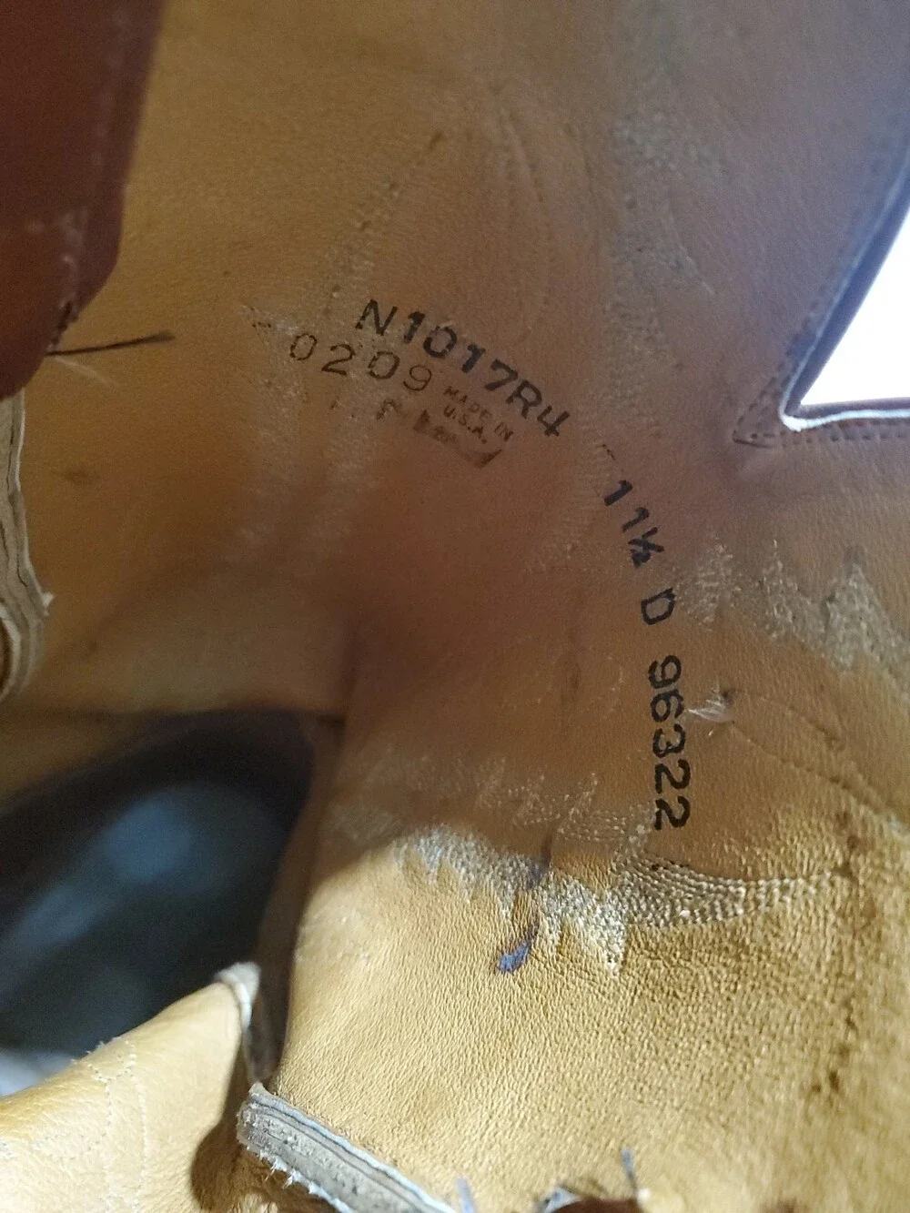 Lucchese 1883 Men’s 11.5 D Cogniac Brown Ostrich Boots